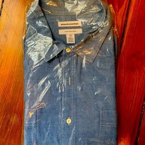 Amazon Essentials Men’s Chambray Button-down Shirt (xxl)